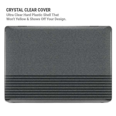 Black and Grey Stripes MacBook Air 15in (2023-2025) Case plus Skin
